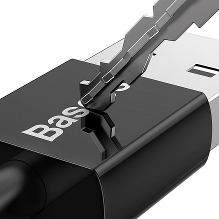 Кабель USB - MicroUSB для зарядки 2 м 2A Baseus Superior черный
