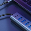Переходник Type-C - 4 х USB 3.0, Type-C PD Baseus Enjoy серый