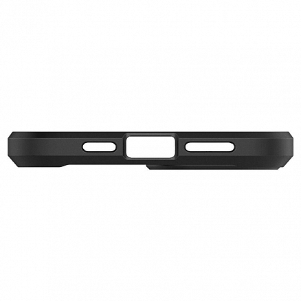 Чехол для iPhone 12, 12 Pro гибридный Spigen Ultra Hybrid прозрачно-черный матовый