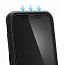 Защитное стекло для iPhone X, XS, 11 Pro на весь экран противоударное Spigen Glass FC черное