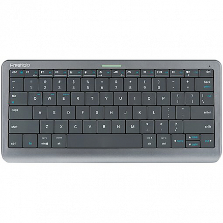 Клавиатура беспроводная Bluetooth гибридная Prestigio Click&Touch черная 