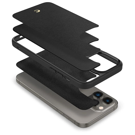 Чехол для iPhone 14 Pro гелевый Spigen Cyrill Kajuk MagSafe черный