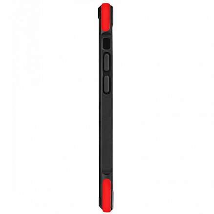 Чехол для iPhone 12, 12 Pro гибридный Skinarma Kakudo черно-красный