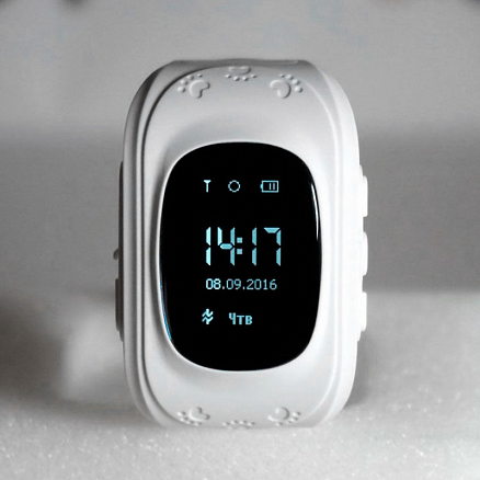 Детские умные часы с GPS трекером Smart Baby Watch Q50 белые