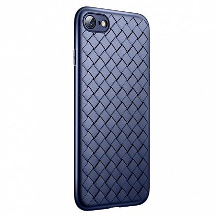 Чехол для iPhone 7, 8 гелевый ультратонкий Rock Ultrathin Weave синий