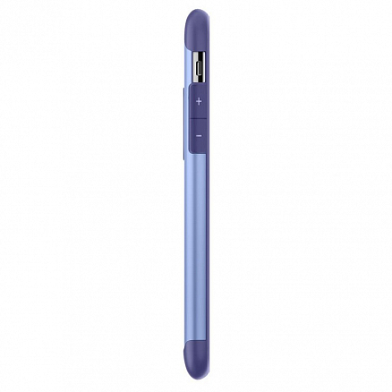 Чехол для iPhone X гибридный тонкий Spigen SGP Slim Armor фиолетовый