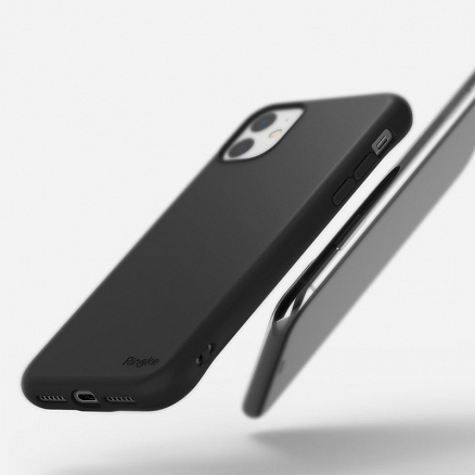 Чехол для iPhone 11 гелевый ультратонкий Ringke Air S черный
