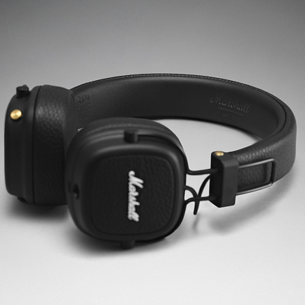 Наушники беспроводные Bluetooth Marshall Major III накладные с микрофоном черные