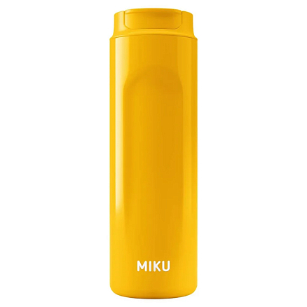 Термокружка с френч-прессом Miku TH-MGFP-480 480 мл желтая