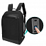 Рюкзак WiWU FingerLockPack с биометрическим замком, отделением для ноутбука до 15,6 дюйма и USB портом черный