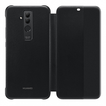 Чехол для Huawei Mate 20 Lite книжка оригинальный Smart View Flip Cover черный