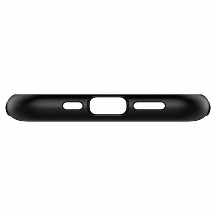 Чехол для iPhone 12 Pro Max гибридный тонкий Spigen Slim Armor черный