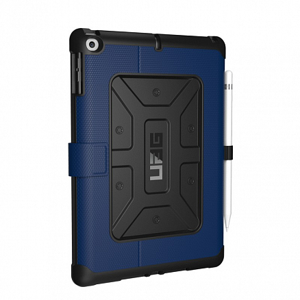 Чехол для iPad 2018, 2017, iPad Air гибридный для экстремальной защиты - книжка Urban Armor Gear UAG Metropolis сине-черный