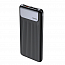 Внешний аккумулятор Baseus Thin Digital 10000мАч (2хUSB, ток 3А, быстрая зарядка QC 3.0) черный