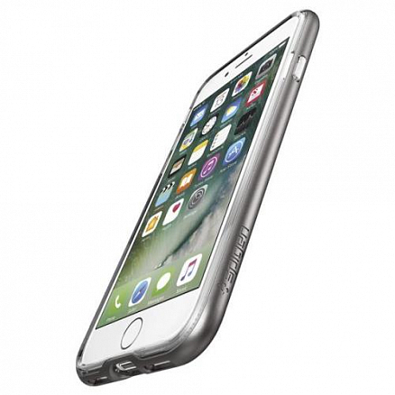 Чехол для iPhone 7, 8 гибридный Spigen SGP Neo Hybrid Crystal прозрачно-серый