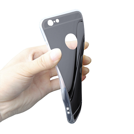 Чехол для Samsung Galaxy S7 гелевый GreenGo Mirror серый