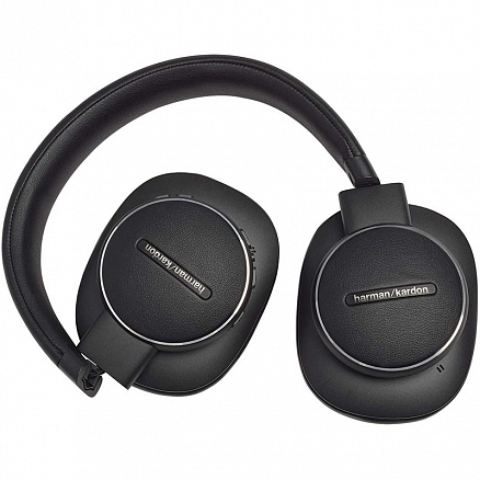 Наушники беспроводные Bluetooth Harman Kardon Fly ANC полноразмерные с микрофоном черные