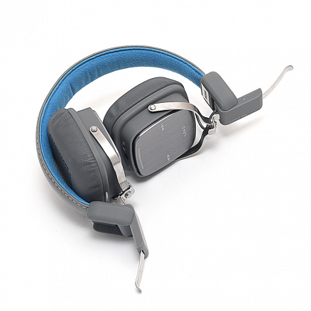 Наушники беспроводные Bluetooth Remax 200HB накладные с микрофоном серые