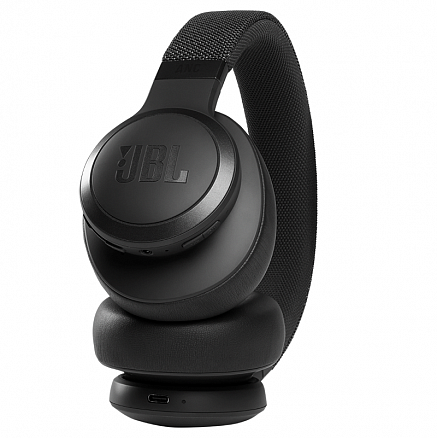 Наушники беспроводные Bluetooth JBL Live 660NC полноразмерные с микрофоном и активным шумоподавлением черные