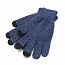 Перчатки трикотажные для емкостных дисплеев Greengo (Польша) N-06 синие