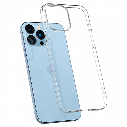 Чехол для iPhone 13 Pro Max пластиковый ультратонкий Spigen Air Skin прозрачный