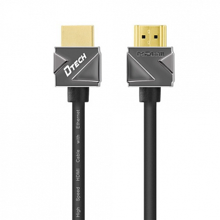 Кабель HDMI - HDMI (папа - папа) длина 0,5 м версия 2.0 Dtech DT-H201