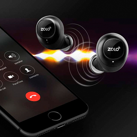 Наушники беспроводные Bluetooth Anker Zolo Liberty Upgraded TWS вакуумные с микрофоном черные