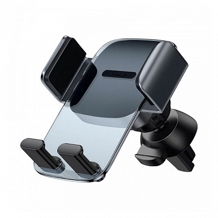 Держатель автомобильный на приборную панель или в решетку обдува Baseus Easy Control Clamp черный