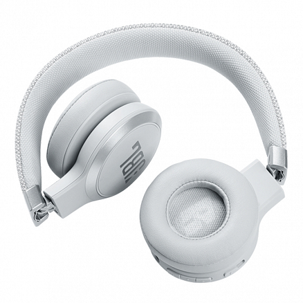 Наушники беспроводные Bluetooth JBL Live 460NC накладные с микрофоном и активным шумоподавлением белые