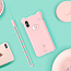 Чехол для iPhone XS Max силиконовый Baseus Bear розовый 