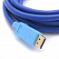 Кабель DisplayPort - DisplayPort (папа - папа) длина 3 м синий