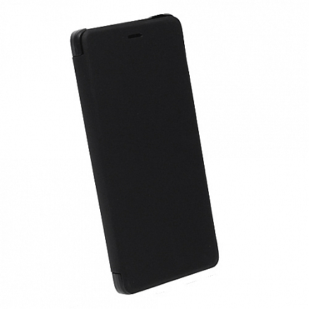 Чехол для Xiaomi Redmi 4 кожаный - книжка оригинальный черный