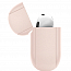 Чехол для наушников AirPods 3 силиконовый с карабином Spigen Silicone Fit розовый