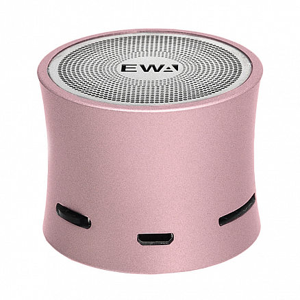 Портативная колонка Mini Ewa A104 с поддержкой microSD карт розовое золото