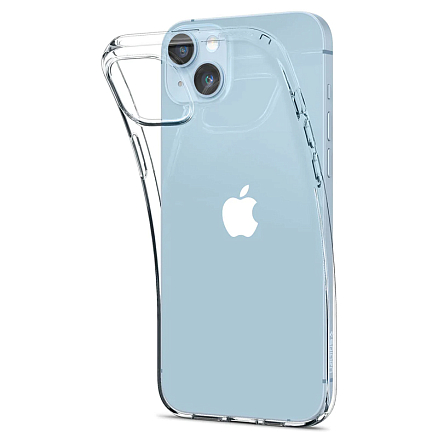 Чехол для iPhone 14 Plus гелевый ультратонкий Spigen Liquid Crystal прозрачный