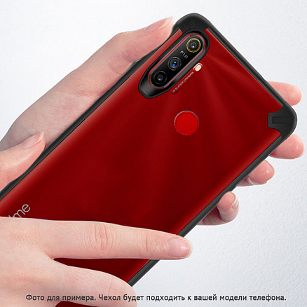 Чехол для Xiaomi Redmi Note 9 гибридный Rzants Starshine черный