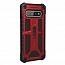 Чехол для Samsung Galaxy S10 G973 гибридный для экстремальной защиты Urban Armor Gear UAG Monarch черно-красный
