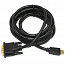 Кабель DVI-D - HDMI (папа - папа) длина 7,5 м Cablexpert черный