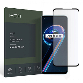 Защитное стекло для Realme 9 Pro, OnePlus Nord CE 2 Lite 5G на весь экран Hofi Glass Pro+ черное
