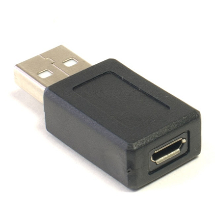 Адаптер microUSB мама - USB папа