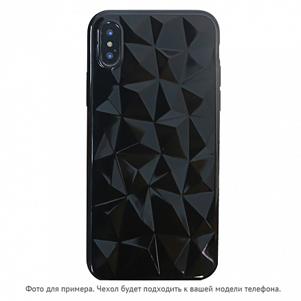 Чехол для Samsung Galaxy A6 (2018) гелевый GreenGo Geometric черный