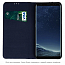 Чехол для Samsung Galaxy A12, M12 из натуральной кожи - книжка GreenGo Smart Pro темно-синий