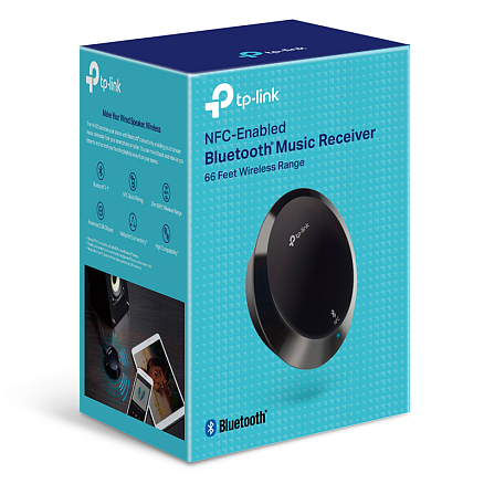 Bluetooth аудио адаптер (ресивер) в разъем 3,5 мм TP-Link HA100 черный