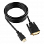 Кабель DVI-D - HDMI (папа - папа) длина 1,8 м Cablexpert черный