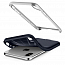 Чехол для iPhone XS Max гибридный Spigen SGP Neo Hybrid серебристо-синий