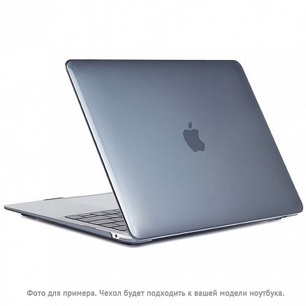 Чехол для Apple MacBook Pro 16 Touch Bar A2141 пластиковый глянцевый DDC Crystal Shell черный