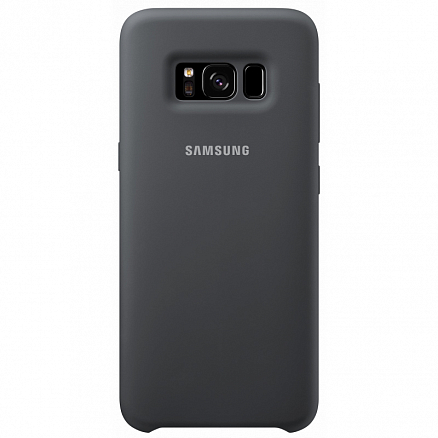 Чехол для Samsung Galaxy S8+ G955F силиконовый серый