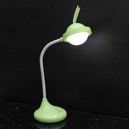 Лампа светодиодная настольная беспроводная SM Кролик салатовая