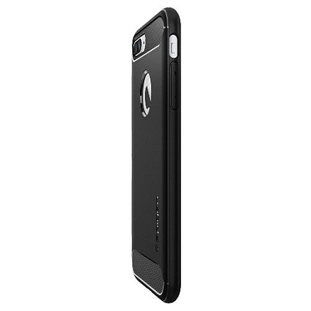 Чехол для iPhone 7 Plus, 8 Plus гелевый Spigen SGP Rugged Armor черный