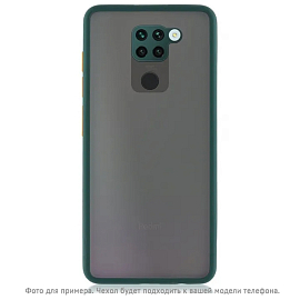 Чехол для Huawei Nova 5T, Honor 20 силиконовый CASE Acrylic зеленый